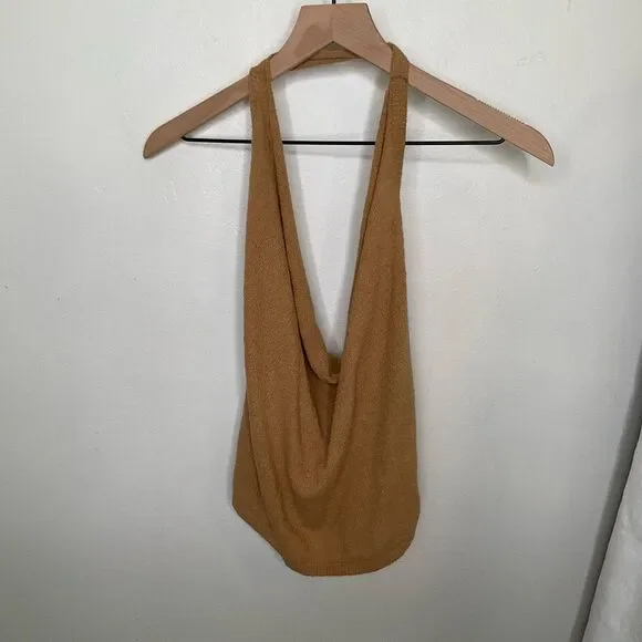 Free People FP Beach Iris Sweater Open-Back Halter - Picture 3 of 8